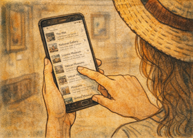 Choisissez un musée sur la carte interactive